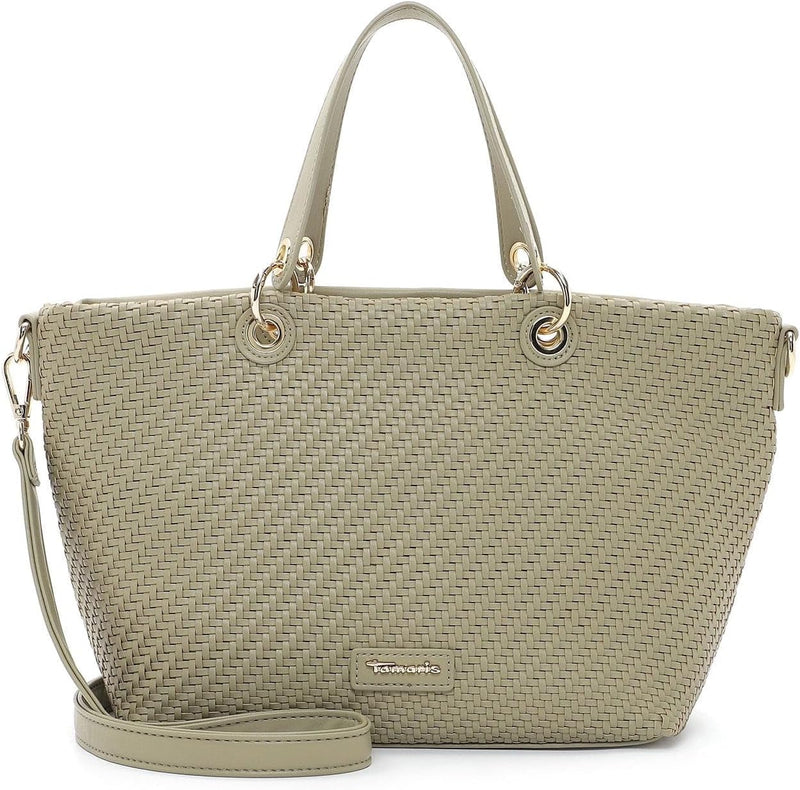 Tamaris Shopper Leila 32143 Damen Handtaschen Mustermix Einheitsgrösse Khaki 910, Einheitsgrösse Kha