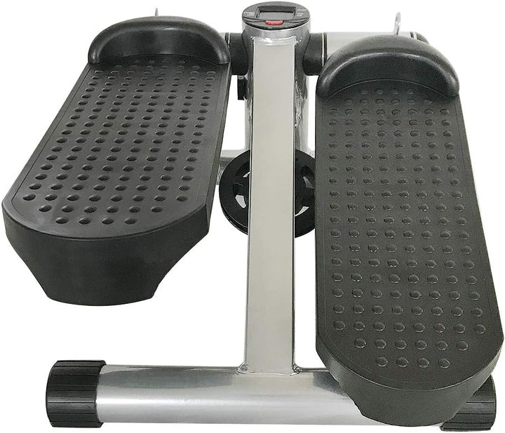 Stepper für Zuhause, Up-Down Swing Stepper mit Power Ropes, Stepper Hometrainer mit LCD Display, Tra