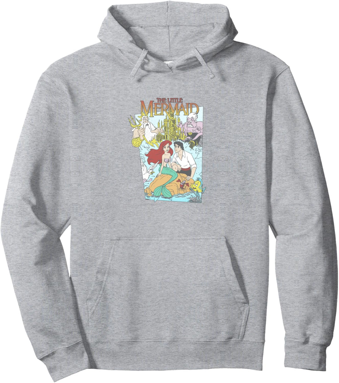 Disney The Little Mermaid Vintage Cover Pullover Hoodie