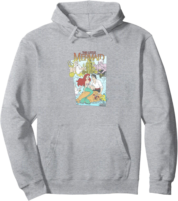 Disney The Little Mermaid Vintage Cover Pullover Hoodie