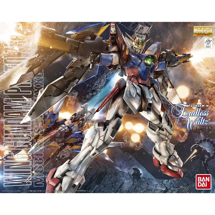 Bandai Hobby MG Wing Gundam Proto Zero Version EW Model Kit, 1/100 Massstab