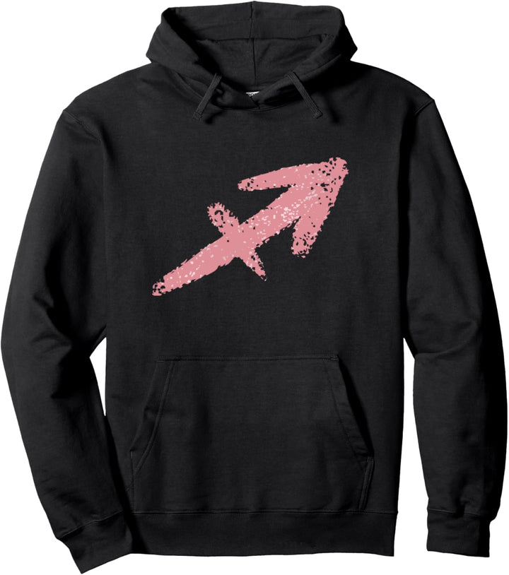 Rosen-farbiges Sternzeichen Schütze Sternzeichen Astrologie Pullover Hoodie