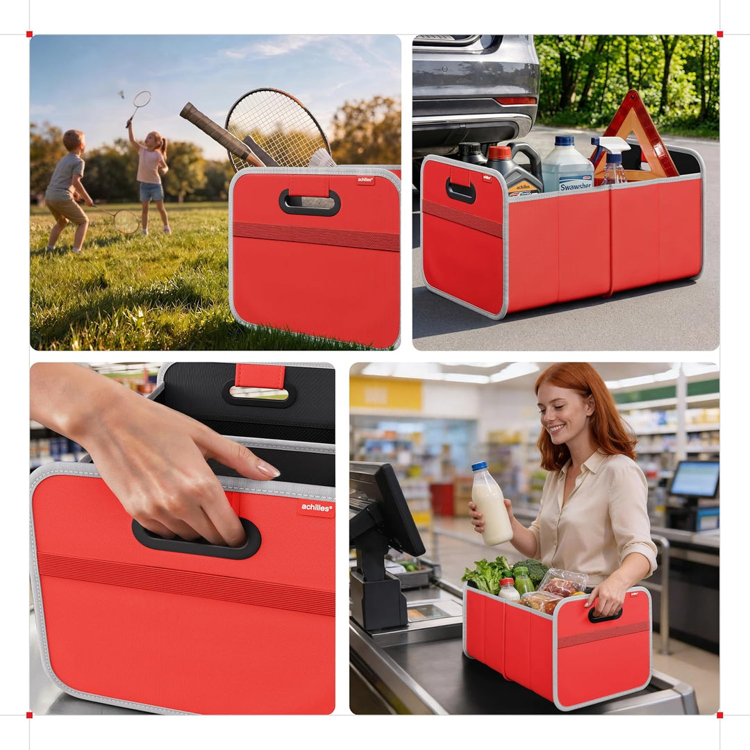 achilles Auto-Faltbox XL - Kofferraumtasche mit grossem Stauraum - grosse Einkaufstasche - Aufbewahr