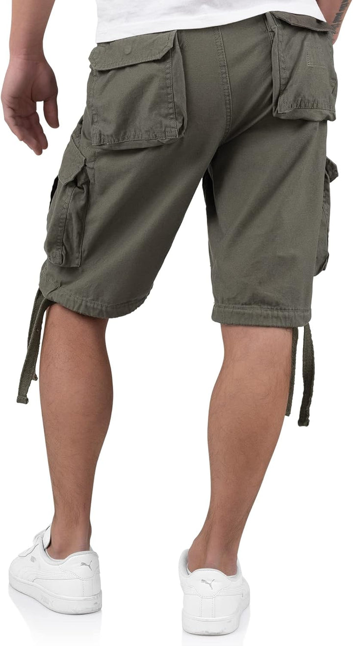 Surplus Raw Vintage Airborne Herren Cargo Shorts S Oliv, S Oliv