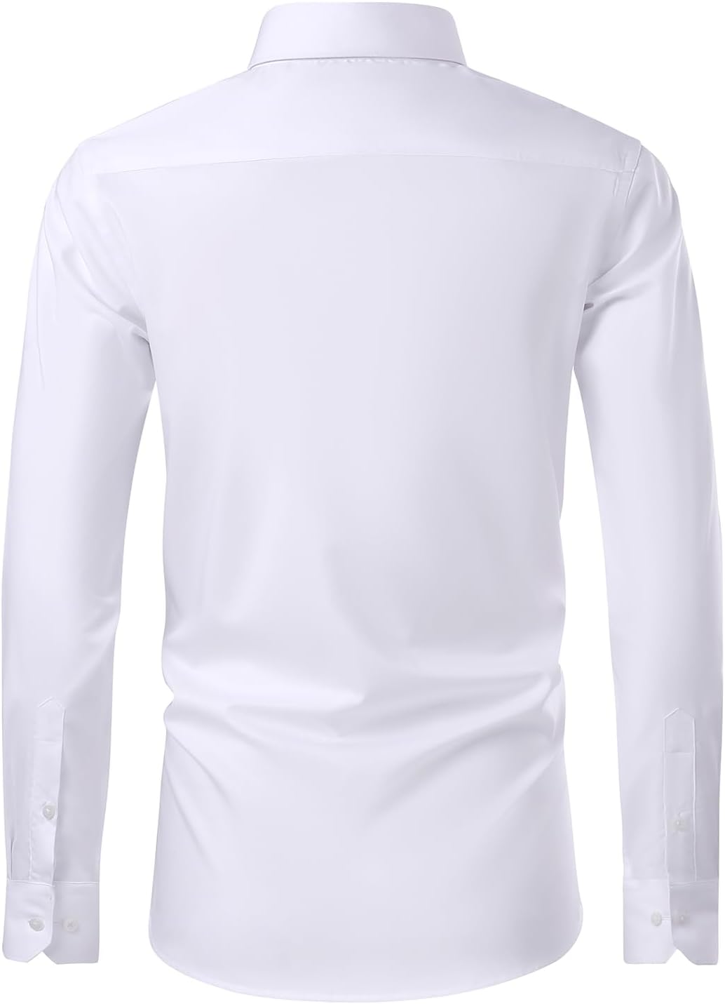 Hemd Herren Regular Fit Stretch Langarm Männer Hemden Businesshemden Anzug Bügelfreies Hemd mit umwa
