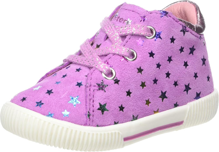 Richter Kinderschuhe Mädchen Vali Sneaker 25 EU Weit Rosette Candy, 25 EU Weit Rosette Candy