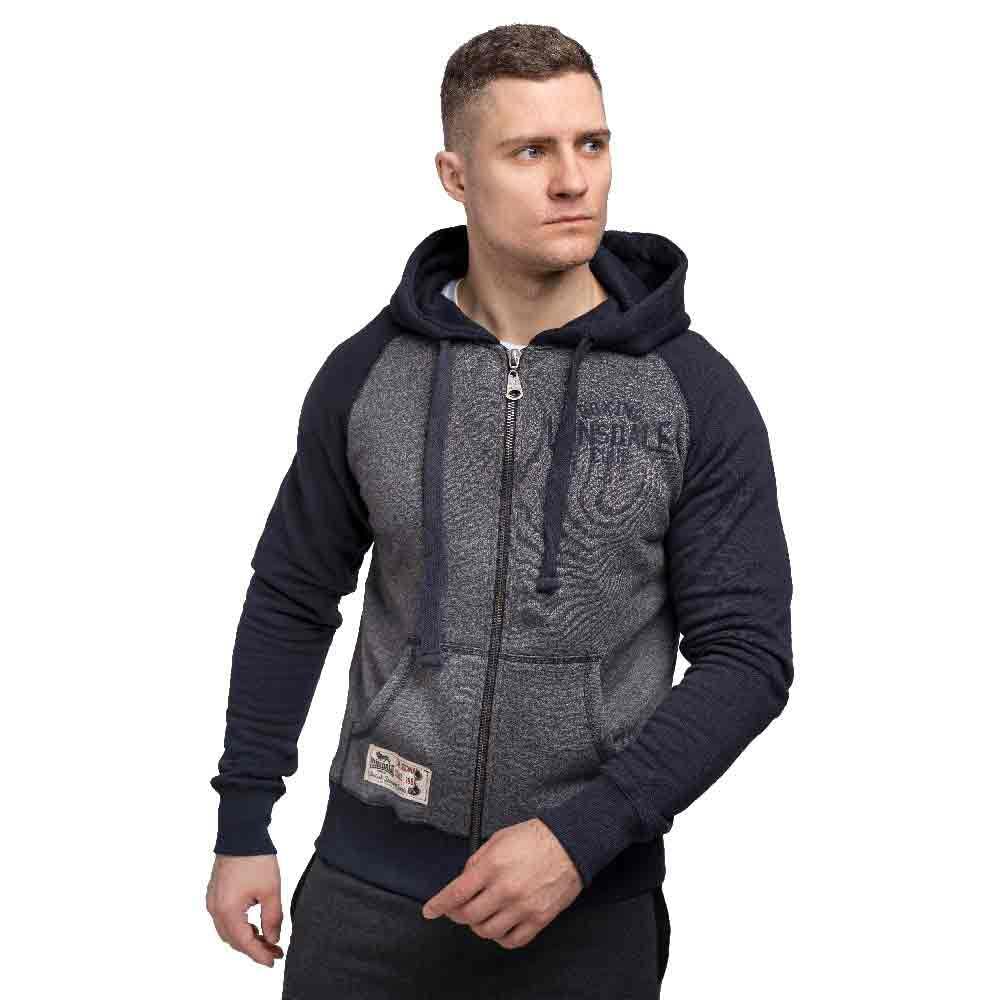 Lonsdale Herren Slough Kapuzensweatjacke XL Navy, XL Navy