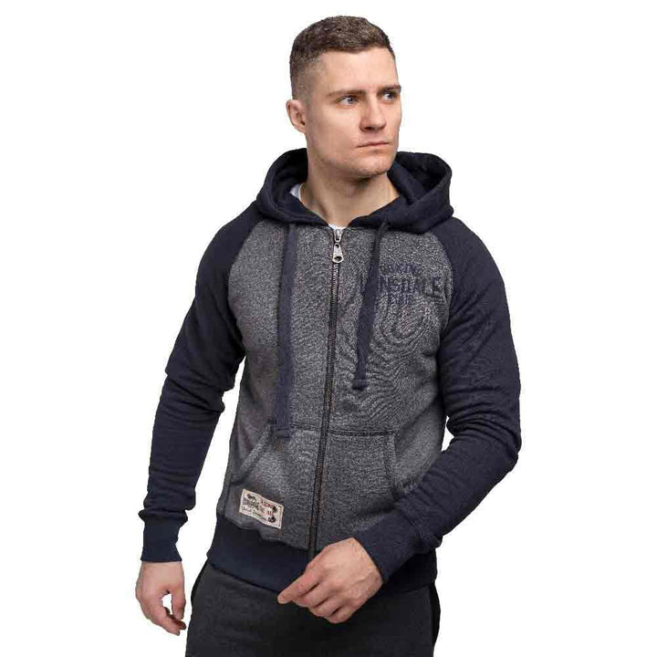 Lonsdale Herren Slough Kapuzensweatjacke XL Navy, XL Navy