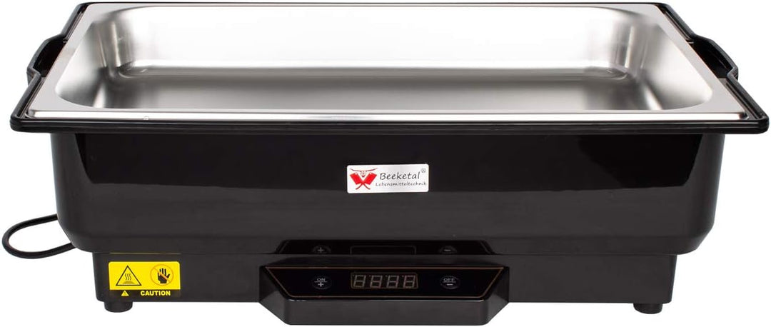 Beeketal 'BCD-5E' Profi Gastro Chafing Dish elektrisch inkl. Gastronorm Behälter (GN) 1/1 und Deckel