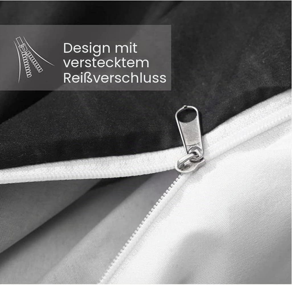 Pferde Motiv Bettbezug,Das laufende Pferd Motiv Kinder Bettwäsche Set,3D-Druck Tiere Pferd Motiv Bet