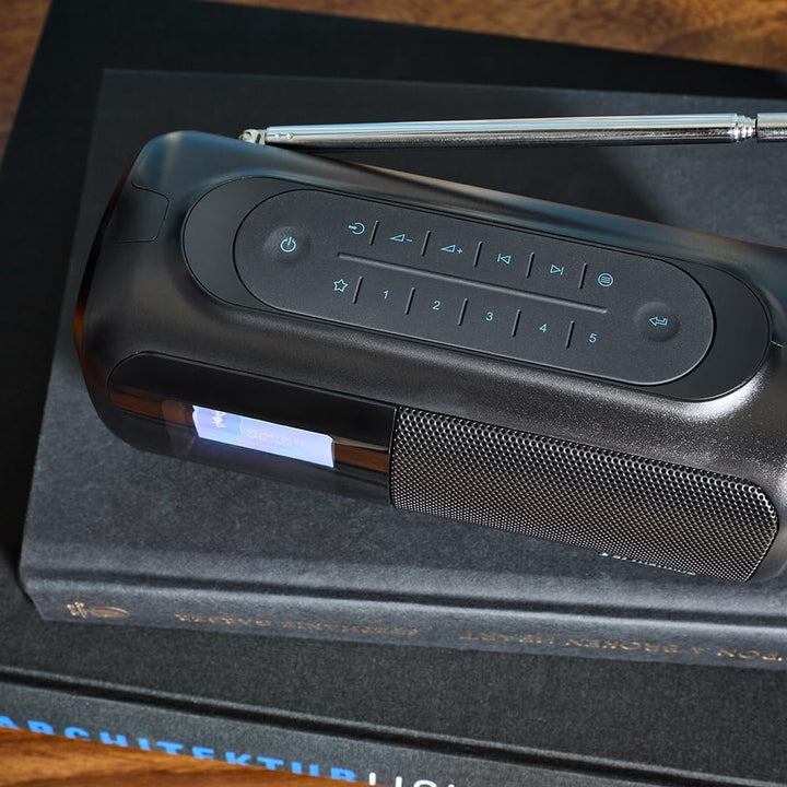 Blaupunkt BTR 100 – Tragbares Bluetooth Radio mit DAB+, UKW & Farbdisplay – Kabelloser Lautsprecher