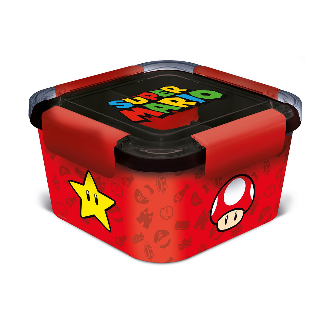 Elbenwald Bento Lunchbox - Motive wie Lilo & Stitch, Harry Potter, Minecraft & viele mehr 17 x 10 x