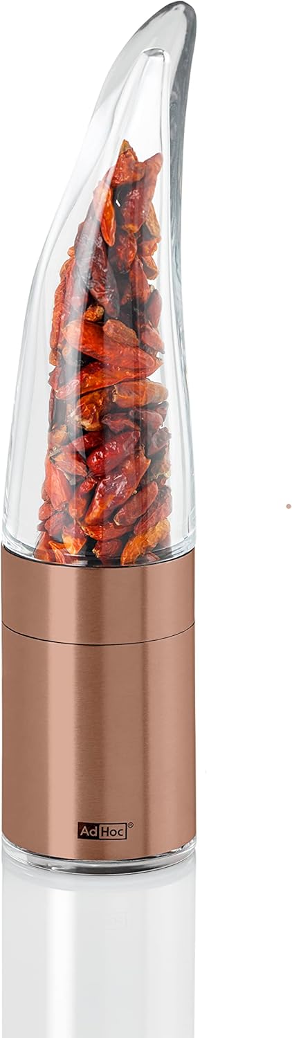 AdHoc MP203 Chilimühle Pepe | messerscharfer Chilischneider mit original SchneidWerk und Aromaschutz