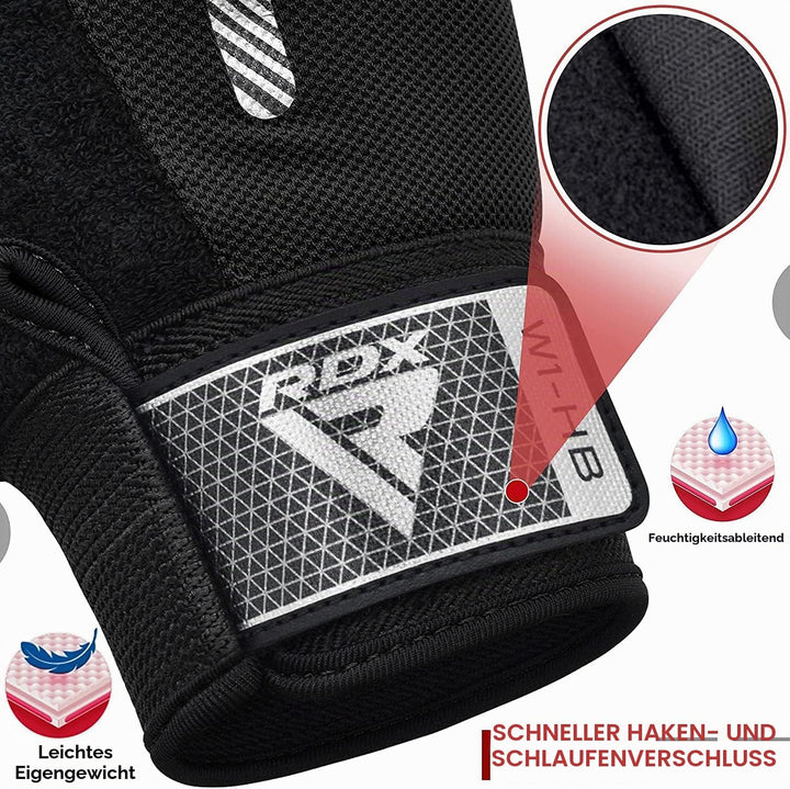RDX Fitness Handschuhe Damen Herren, Anti-Rutsch Gewichtheben Workout Gym Gloves Krafttraining Train