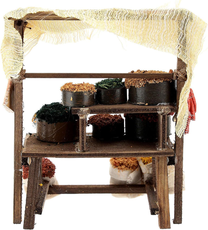 Holyart Marktstand orientalisch für neapolitanische Krippe, 6-8 cm