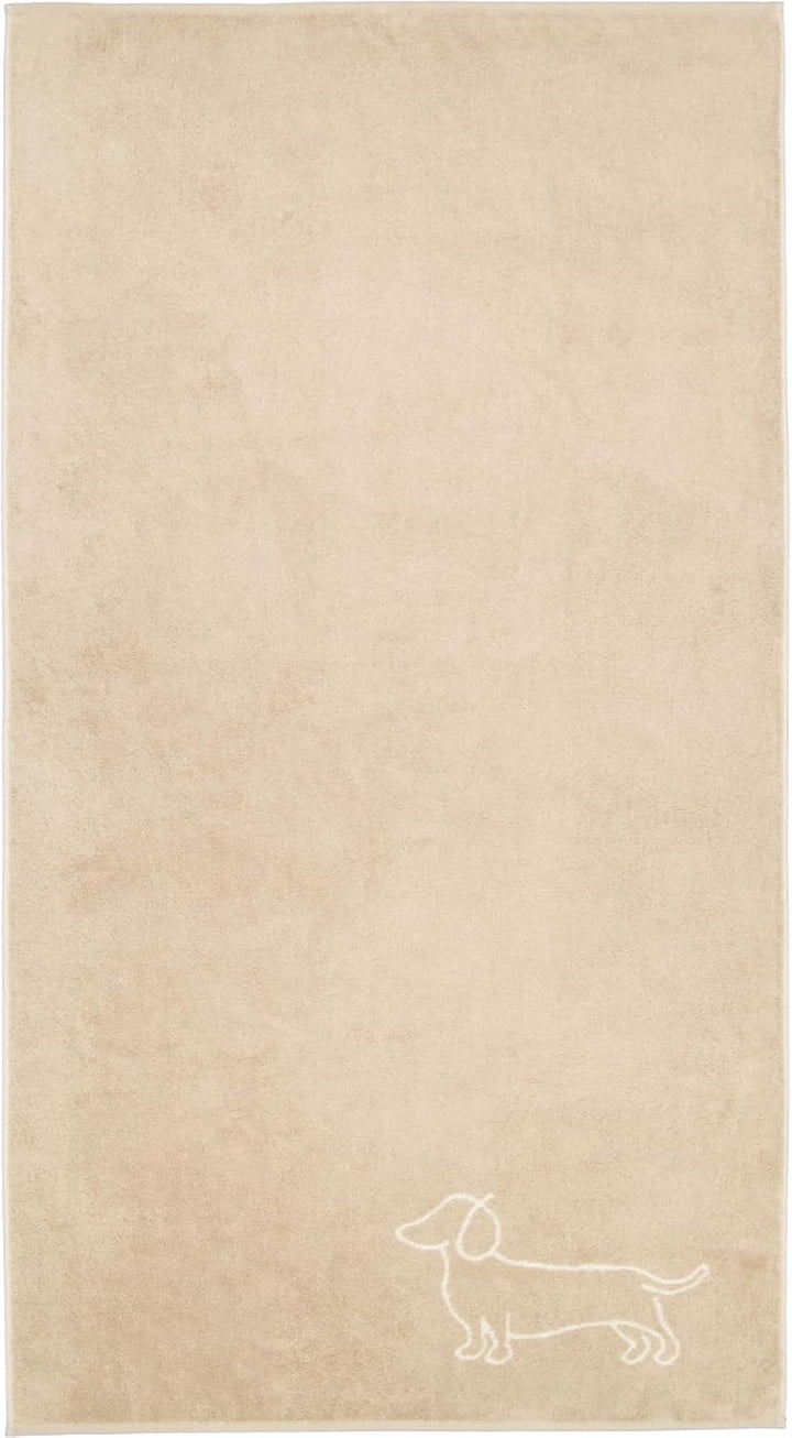 Cawö Handtücher WE Love Dogs Companion 6248 Natur-Beige - 33 Duschtuch 80x150 cm, Duschtuch 80x150 c