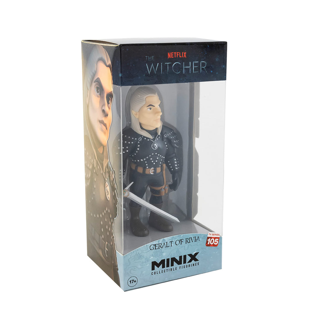 MINIX Collectible Figurines, Figur: The Witcher – Geralt, 12 cm Sammelfigur, Ab 17+ Jahren, Deutsch
