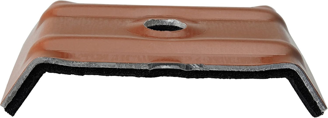 100 Stück Kalotten 35/207 Trapezbleche Alu 41-32 Kupferbraun RAL 8004 | Lichtplatten, Wellplatten, f