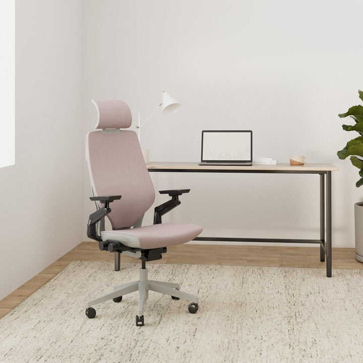 Steelcase Gesture Ergonomischer Bürostuhl mit 360° Armlehnen, 3D-Live Back Lumbalstütze, anpassbarer