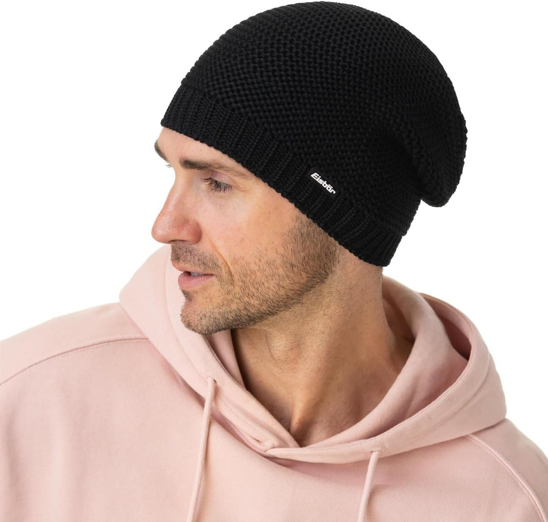 Eisbär Corson Oversize Strickmütze Beanie Skimütze Wintermütze Wollmütze Damen/Herren - Made in Aust