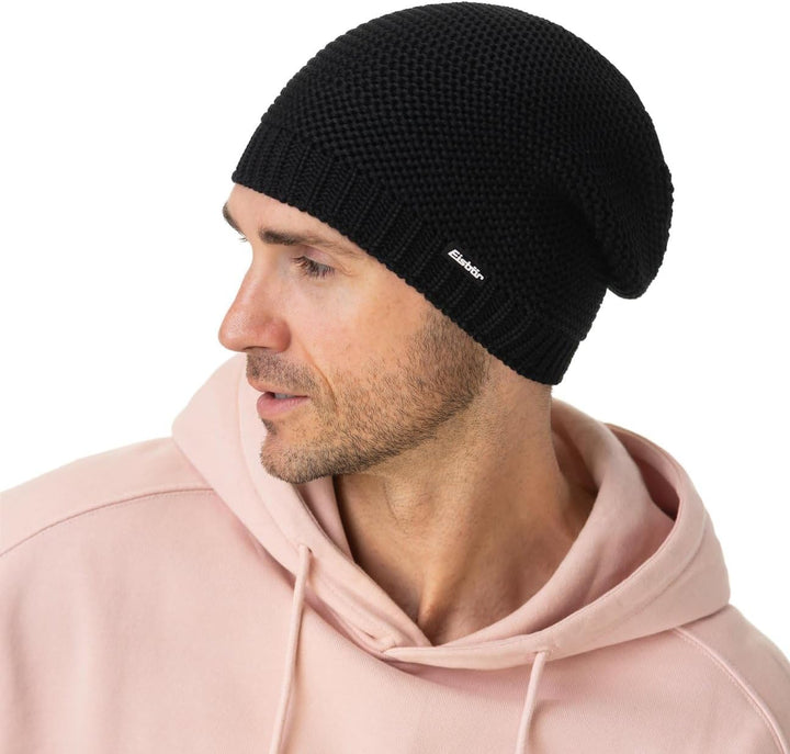 Eisbär Corson Oversize Strickmütze Beanie Skimütze Wintermütze Wollmütze Damen/Herren - Made in Aust