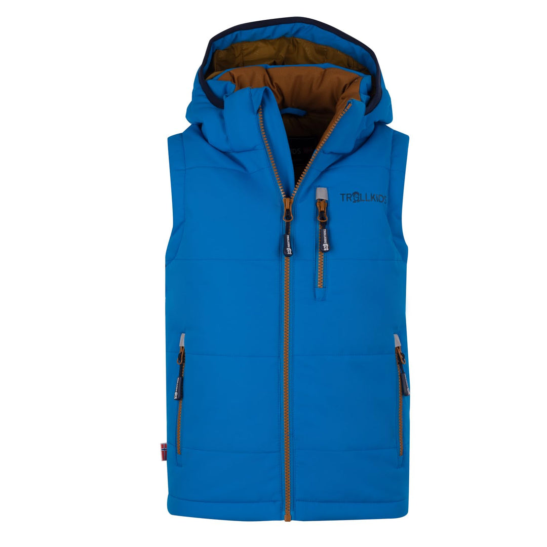 Trollkids Kids Narvik Vest XT 92 azure blue, 92 azure blue