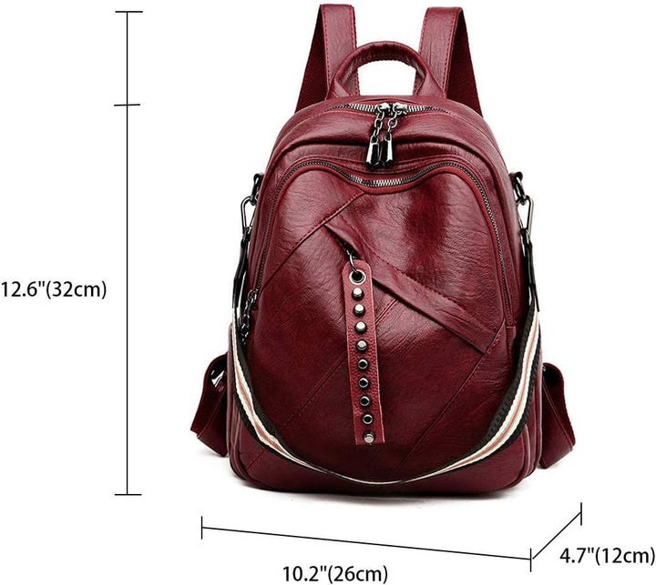 BUKESIYI Damen Tasche Rucksack Handtasche Frauen Backpack Klein Anti Diebstahl Schulrucksack Laptop