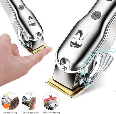 Hatteker Haarschneidemaschine Profi Haarschneider Herren Haartrimmer Bartschneider Barttrimmer Präzi