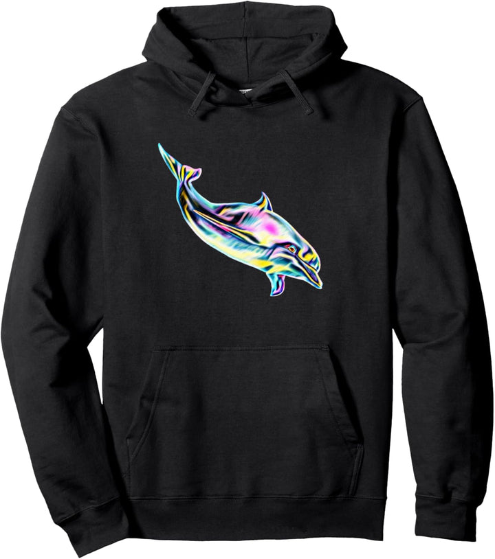 Delfin Motiv Tümmler Meeressäugetiere Ozean Tiere Delfine Pullover Hoodie