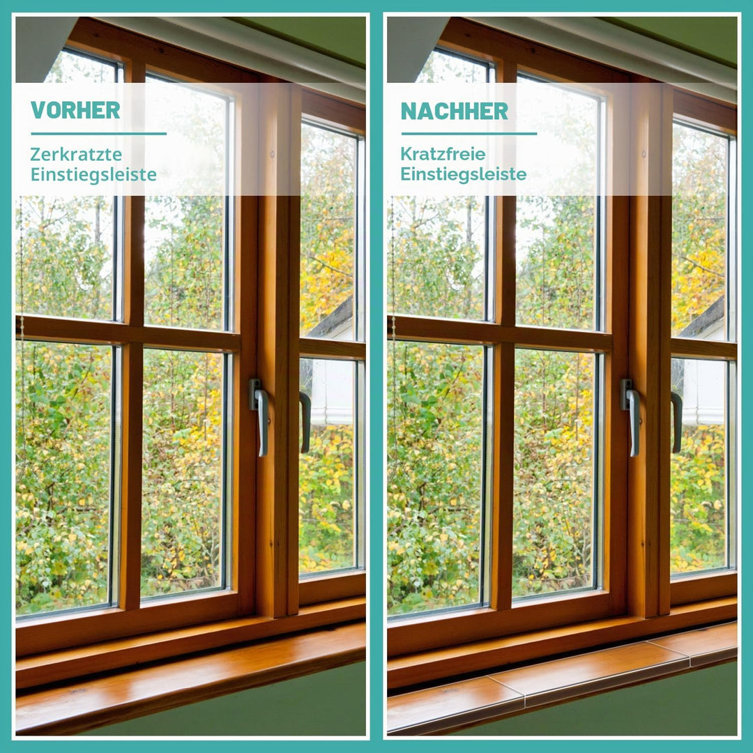 3 Stück Fensterbankschutz, Haustier-Fensterschutz, transparent, Fensterbankabdeckung, Schutz vor Kra