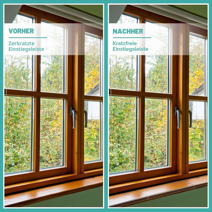 3 Stück Fensterbankschutz, Haustier-Fensterschutz, transparent, Fensterbankabdeckung, Schutz vor Kra