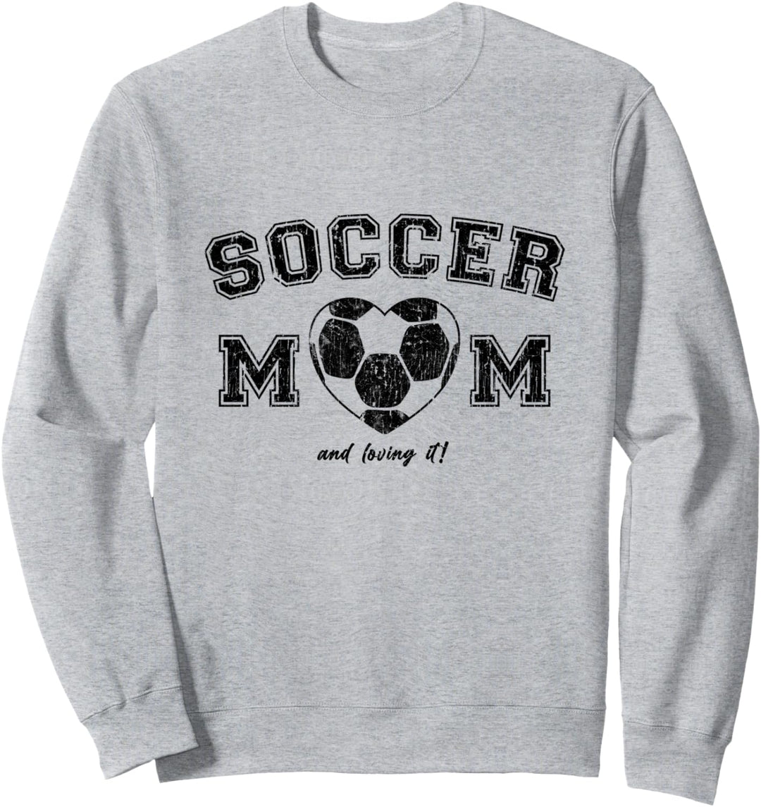 Soccer Mom, Herz-Grafik Sweatshirt
