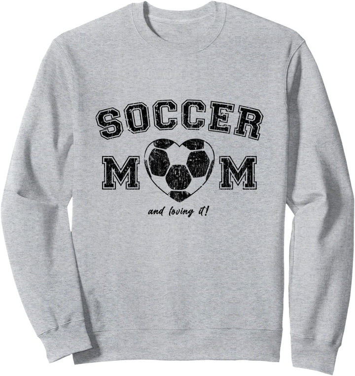 Soccer Mom, Herz-Grafik Sweatshirt