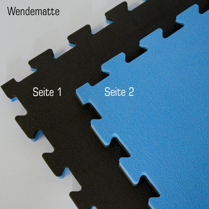 EYEPOWER 25mm Dicke Bodenschutz-Matte 90x90cm Trainingsmatte Puzzlematte erweiterbare Fitnessmatte i