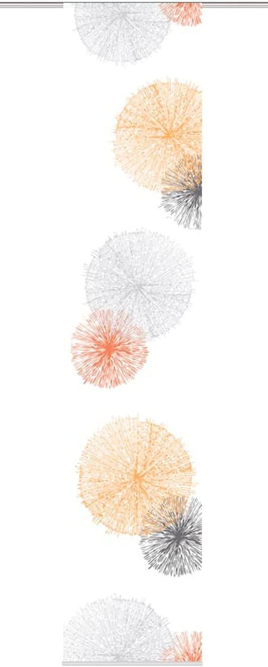 Home fashion Rawlins Schiebevorhang, Polyester, Orange