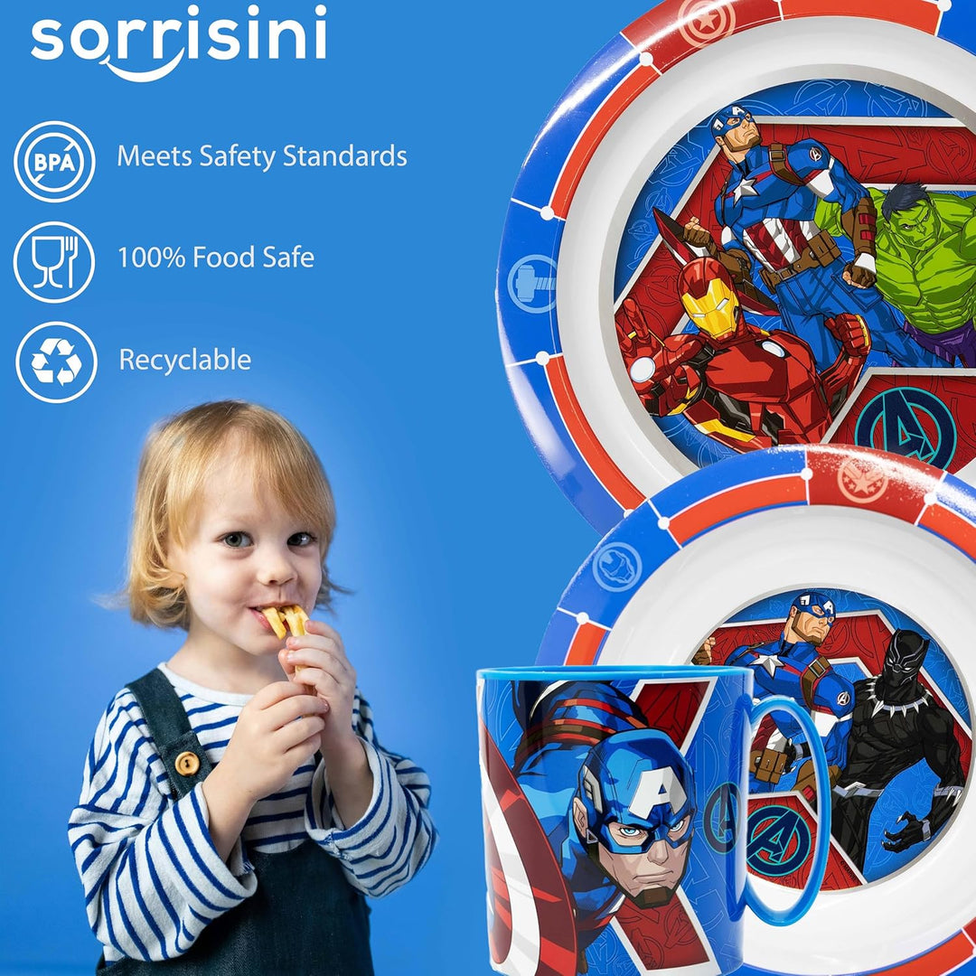 Kindergeschirr set Hulk, Wiederverwendbares geschirr Set, Kinder Essgeschirr, Microwaveable Kinder G