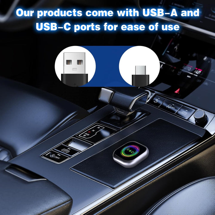 Wireless CarPlay Adapter, 3 in 1 Android Auto&Carplay Wireless Adapter mit Airplay(nur iOS18+), Upgr