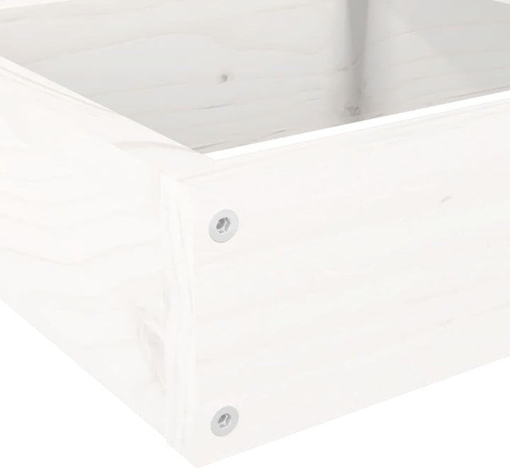 vidaXL Pflanzentreppe, L-Form Blumentreppe Blumenständer, Pflanzkübel mit 4 Stufen, Pflanzkasten Pfl