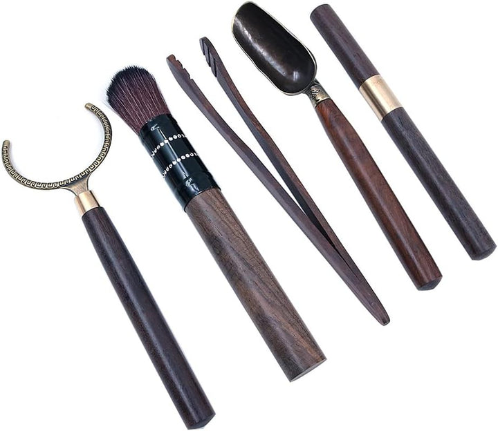 Alnicov Kung Fu Tea Set Zubehör Daquan Tea Zeremony Sechs Herren Set Tee Zubereitung Werkzeug Tee-St