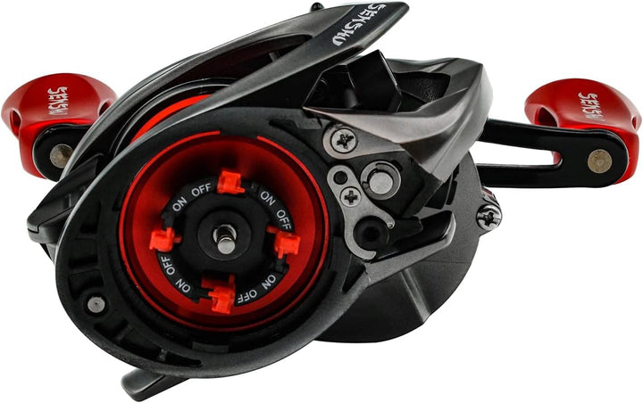 Senshu Psycho Low Profile Cast 150m/ 0,285mm - 7,3:1 | Baitcastrolle | Baitcaster