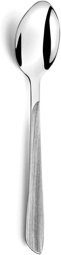 Amefa ECLAT Besteck Set | NATURE Grau Holz | Essbesteck 24-teilig für 6 Personen | Edelstahl rostfre