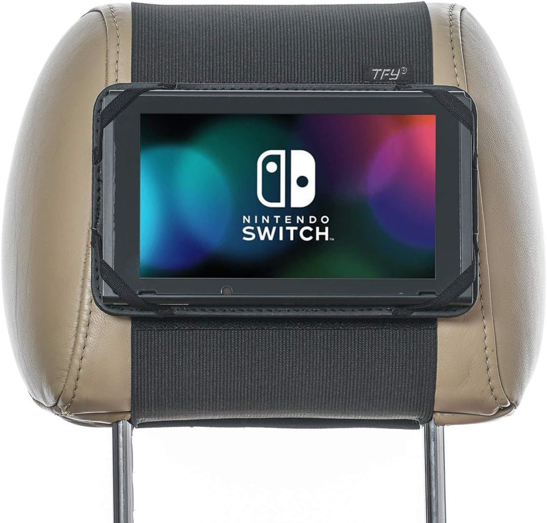 TFY Kfz-Kopfstützenhalterung, Fahrzeug-Halterung, kompatibel mit Nintendo Switch | Kratzfestes Desig