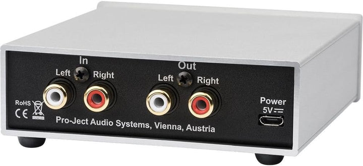 Pro-Ject Head Box S2 Mikro High End Kopfhörerverstärker (Head Box S2, Silber) Head Box S2 Silber, He