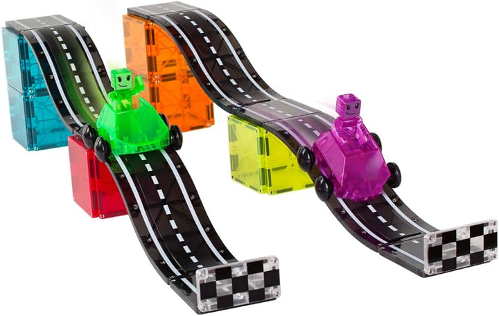 Magna-Tiles - Downhill Duo 40-Piece Set - Downhill 2er - 40 Teile