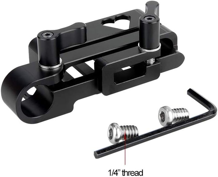 NICEYRIG SSD Mount Bracket SSD Holder für Samsung T5,T5 SSD Halterung für Samsung T5 mit 15mm Rod Cl