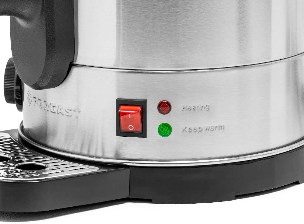 Heisswasserspender aus Edelstahl | 16L (15L) Liter Wassertank | Wasserspender | Thermopot | Wasserko