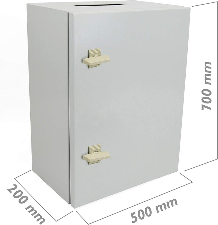BeMatik - Elektrische Verteilerkasten Metall IP65 für Wandmontage 700x500x200mm