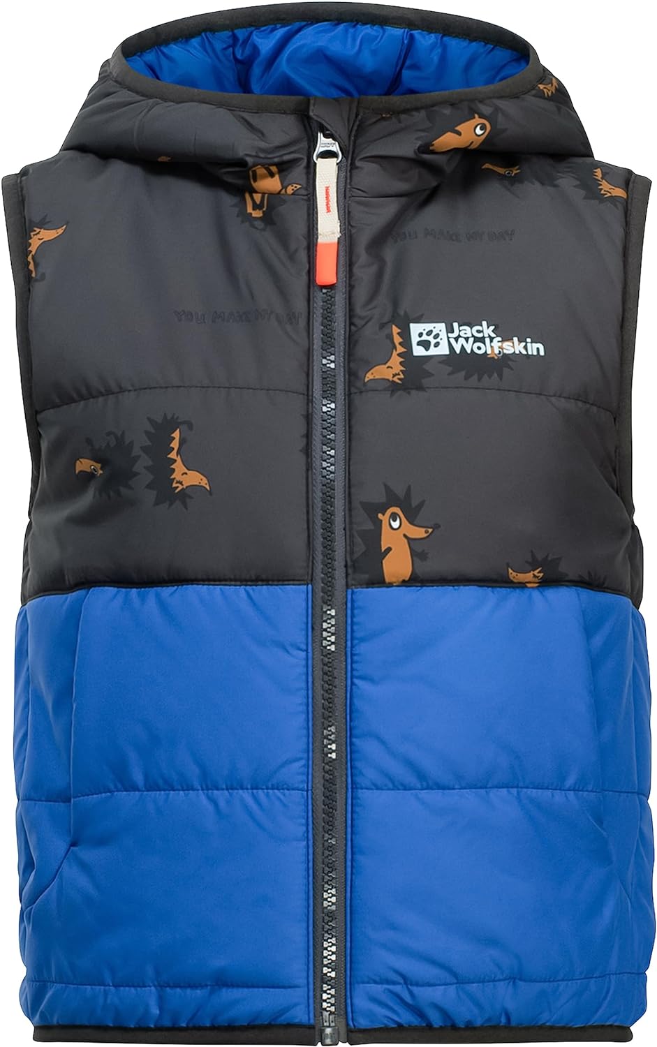 Jack Wolfskin Jungen Gleely Ins Hooded Vest K Weste 104 cm nordic sky, 104 cm nordic sky