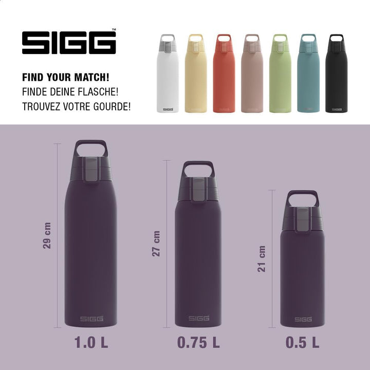 SIGG - Isolierte Trinkflasche - Thermosflasche Shield Therm One Nocturne kohlensäurehaltige Getränke