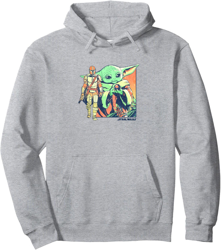 Star Wars The Mandalorian Child Fade Pullover Hoodie